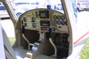 Kolb Flyer SS controls and instrument panel.