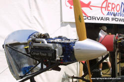 AeroMax Corvair aircraft engine pictures, images of the AeroMax Corvair experimental, amateur built, homebuilt engine conversion for experimental lightsport aircraft - 2
