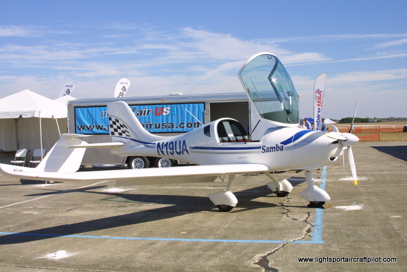 Samba XL light sport aircraft, S-LSA Samba XL experimental light sport aircraft, Light Sport Aircraft Pilot News newsmagazine.