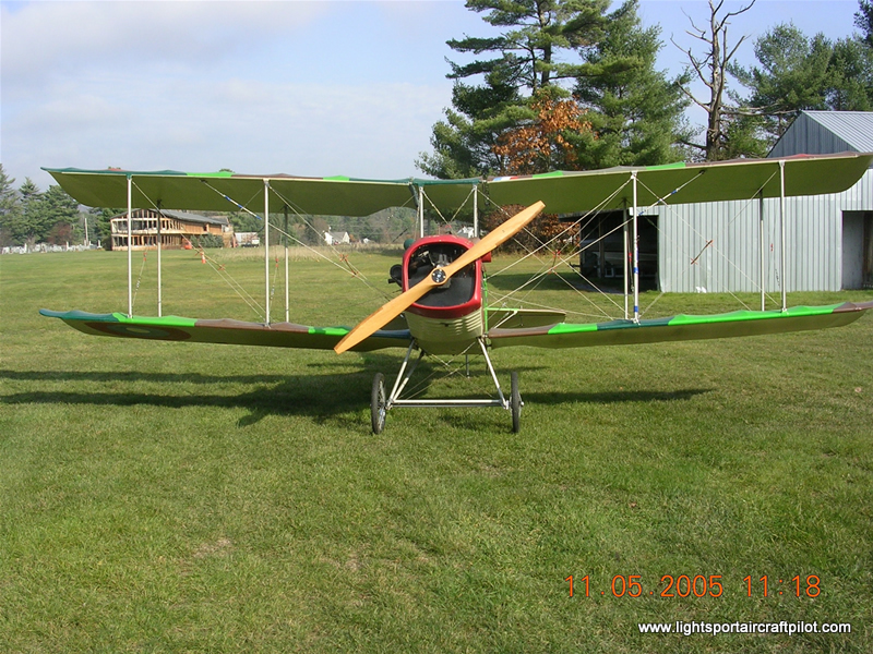 Loehle Spad XIII ultralight aircraft pictures, Loehle Spad XIII experimental aircraft images, Loehle Spad XIII lightsport aircraft photographs, Lightsport Aircraft Pilot newsmagazine aircraft directory.